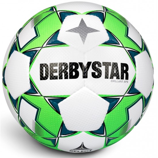 Wedstrijd Bal Derbystar Brillant APS Classic Wit/Groen - Maat 5