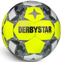 Training Bal Derbystar Brillant TT/AG Geel/Zilver (kunstgras) - Maat 5