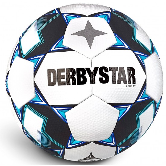 Training Bal Derbystar Apus TT Wit/Blauw - Maat 5