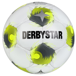 Training Bal Derbystar Brillant TT/AG Geel/Grijs model 2025 (kunstgras) - Maat 5