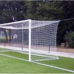 Set doelnetten voor voetbaldoelen 7,5 x 2,5 x 2,0 x 2,0 (3mm) - Wit