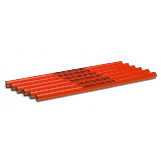 Slalom stangen 25mm - 50 cm (Rood)